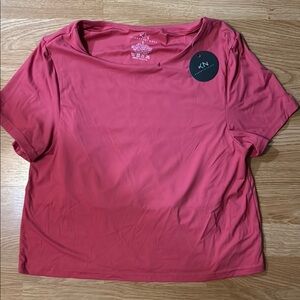 Klassy Network Pink Magenta Crop T-Shirt Short Sleeve Relaxed Fit